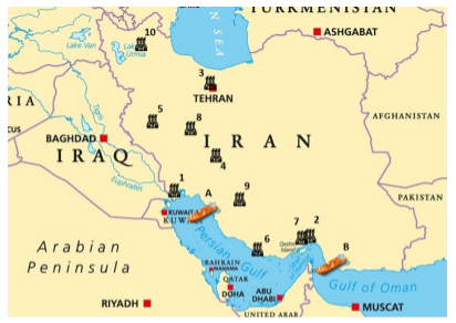 Strait of Hormuz Map