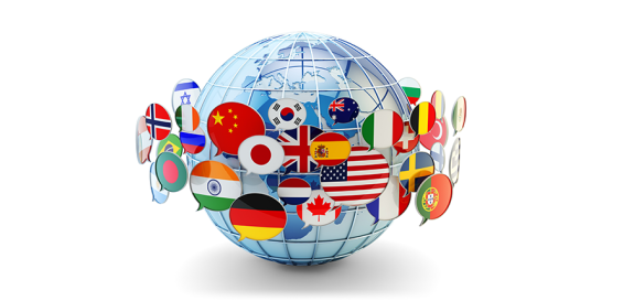 Globes & flags